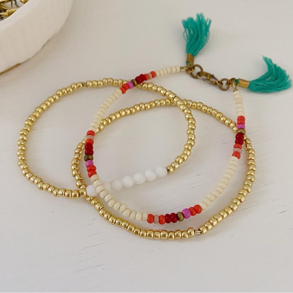 Trio of Beaded Bracelets